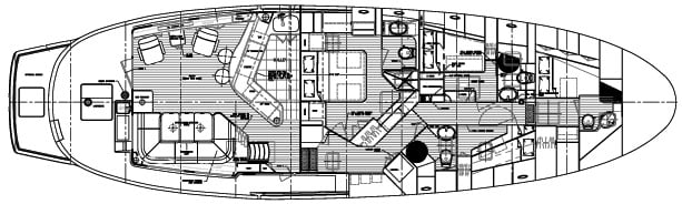 Nordhavn Yachts 62 floor plan