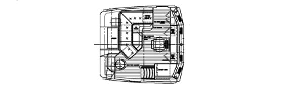 Nordhavn Yachts 62 floor plan