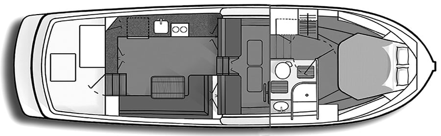 Nordic 32-34 Tug floor plan