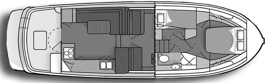 Nordic 37-39 Tug floor plan