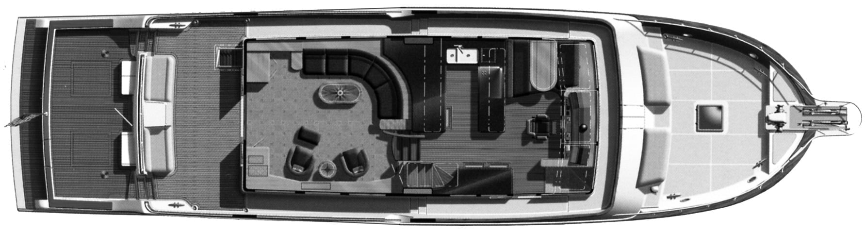 Grand Banks Yachts 72 Aleutian RP floor plan