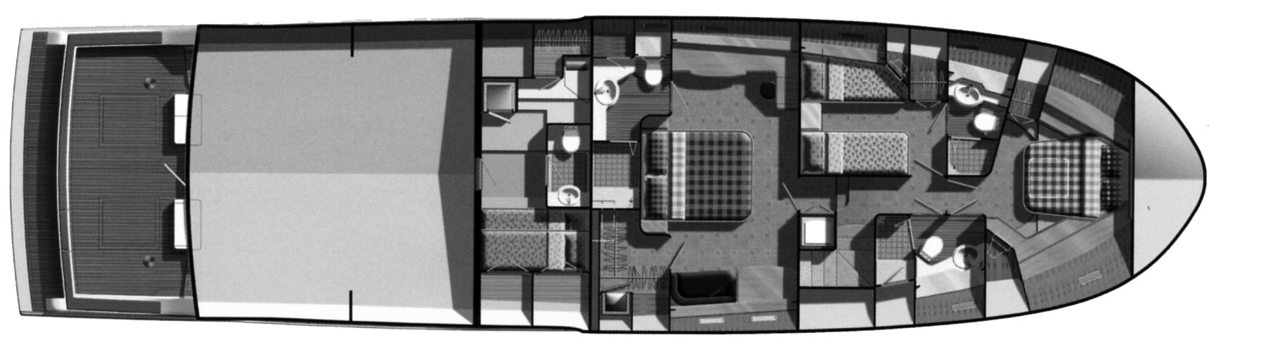 Grand Banks Yachts 72 Aleutian RP floor plan