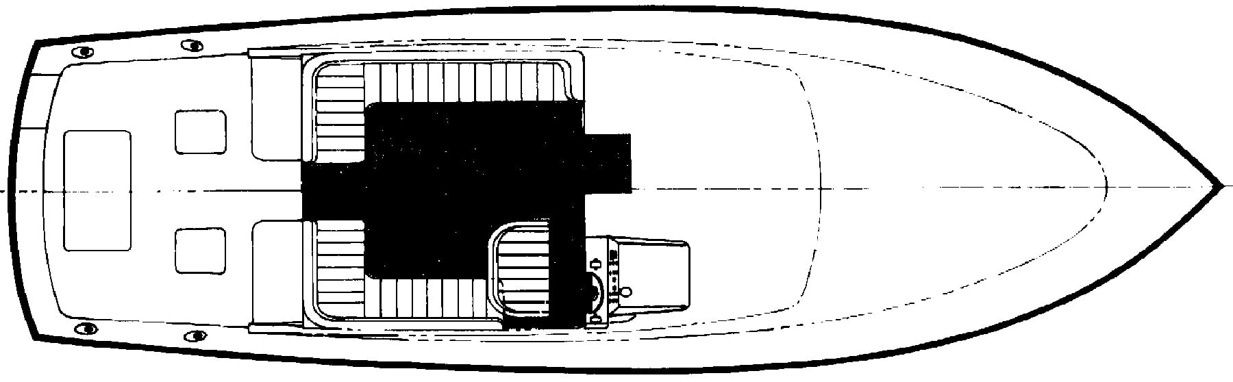 Ocean Yachts 35 Sport Fish floor plan
