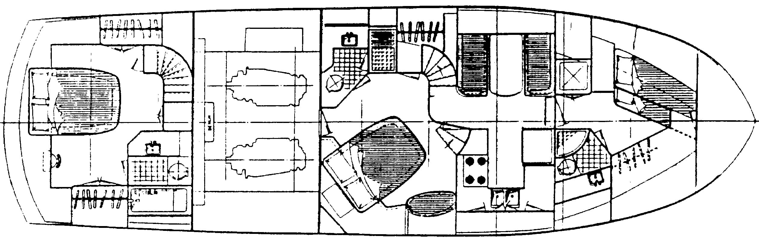 Hartmann-Palmer 56 Motor Yacht floor plan