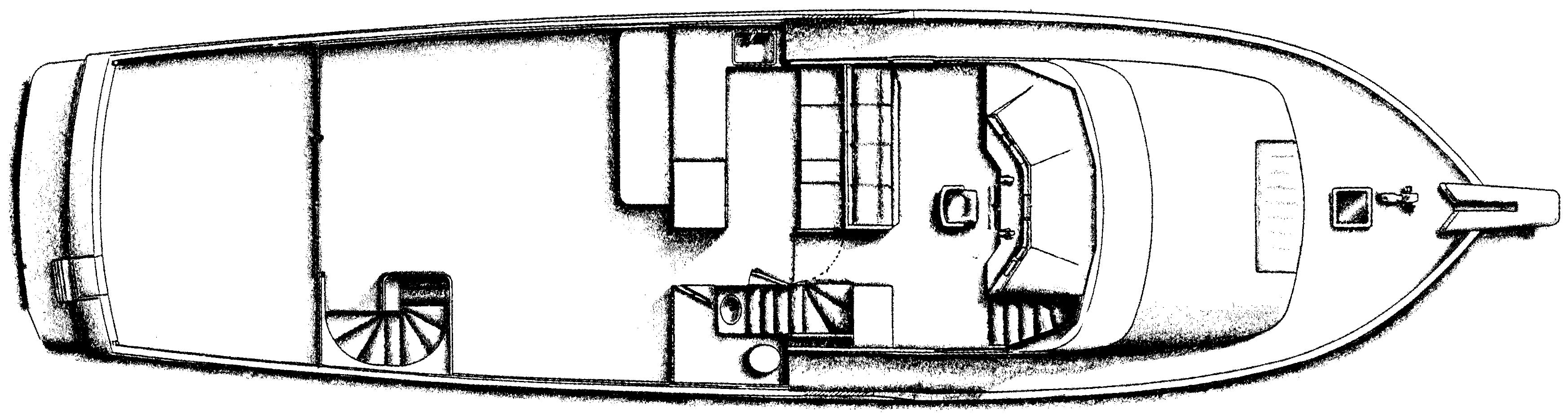 Ocean Alexander Yachts 66 Motor Yacht floor plan