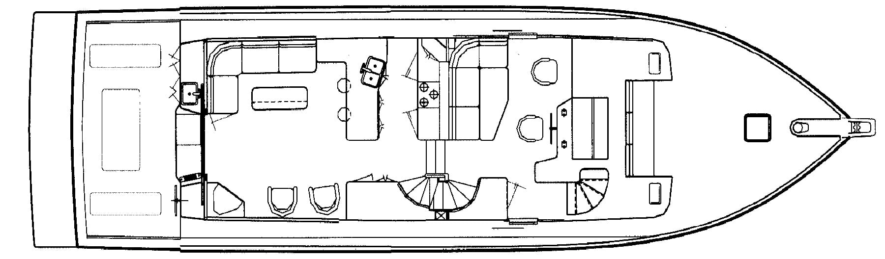 Offshore Yachts 55 Pilothouse floor plan