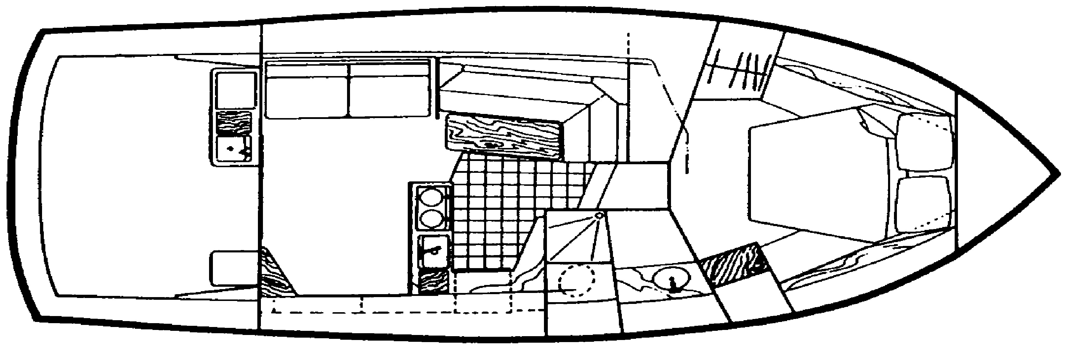 Pacemaker 34 Convertible floor plan