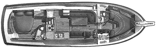 Pacific Seacraft 38T floor plan