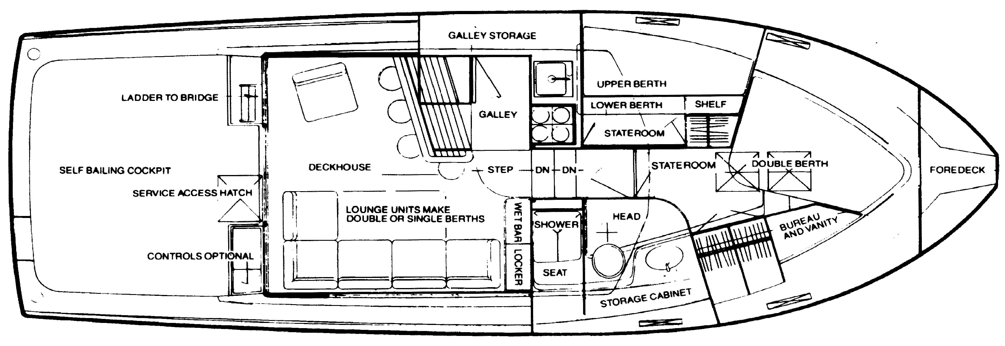 Phoenix 38 Convertible floor plan