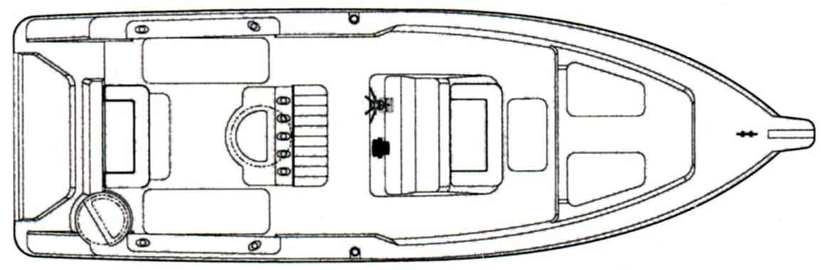 Pro-Line 26 Super Sport floor plan