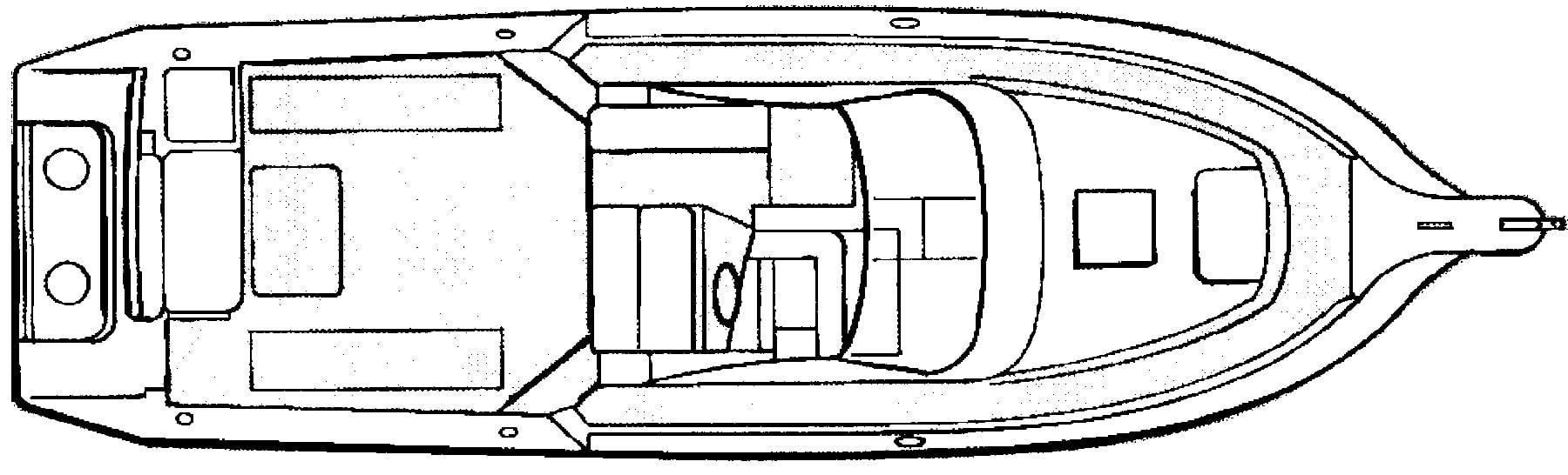 Pro-Line 33 Walkaround floor plan