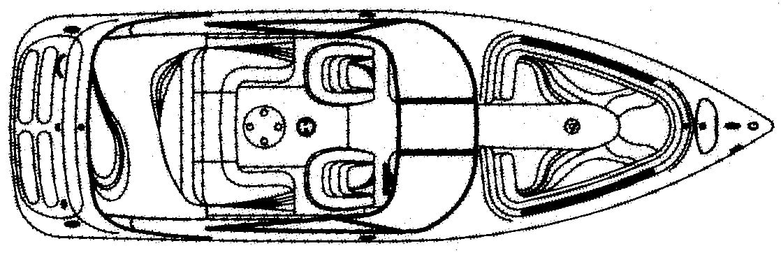 Baja 272 Islander floor plan
