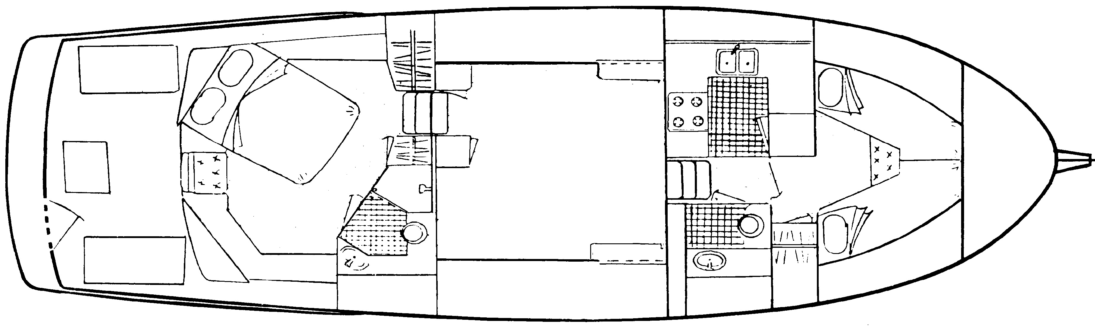 PT Yachts 42 Cockpit MY floor plan