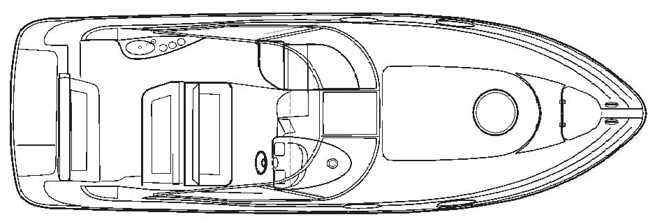 Regal Yachts 2665 Commodore floor plan