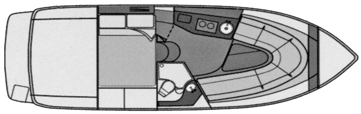 Regal Yachts 3060 Window Express floor plan