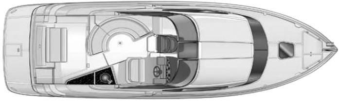 Regal Yachts 3360 Window Express floor plan