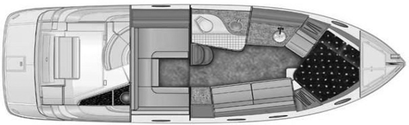 Regal Yachts 3360 Window Express floor plan