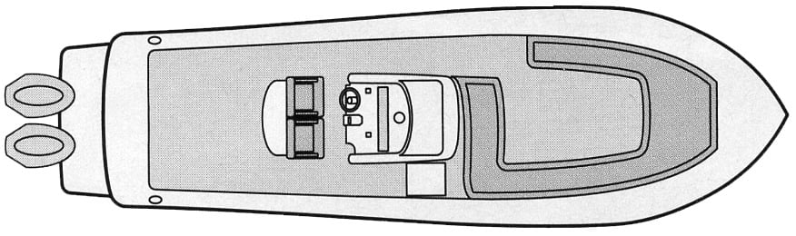 Regulator 34 SS floor plan