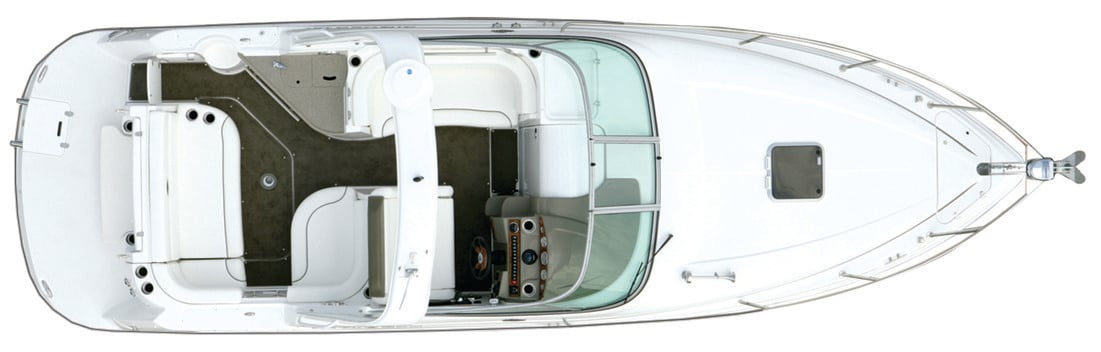 Rinker Yachts 260 Express Cruiser floor plan
