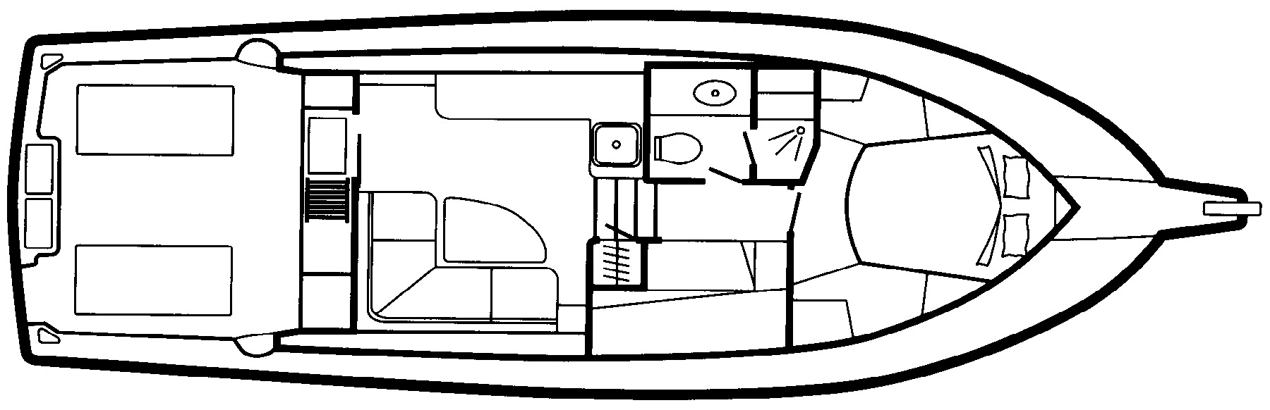 Henriques 35 Flybridge floor plan
