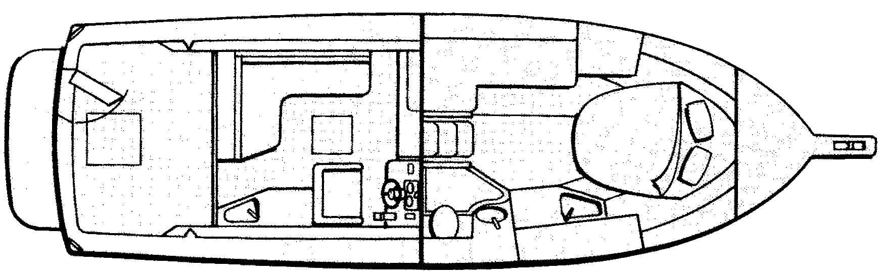 Riviera Yachts 3000 Offshore floor plan