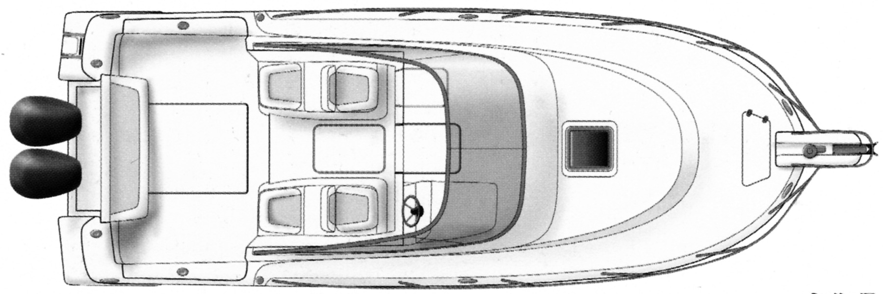 Scout 262 Abaco floor plan
