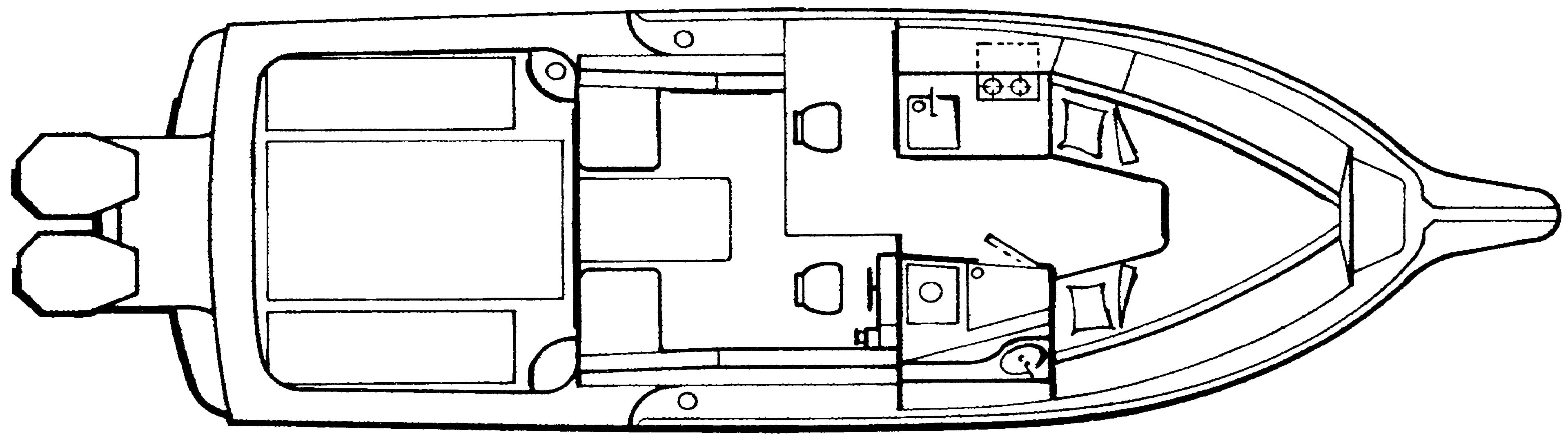 Scout 280 Abaco floor plan