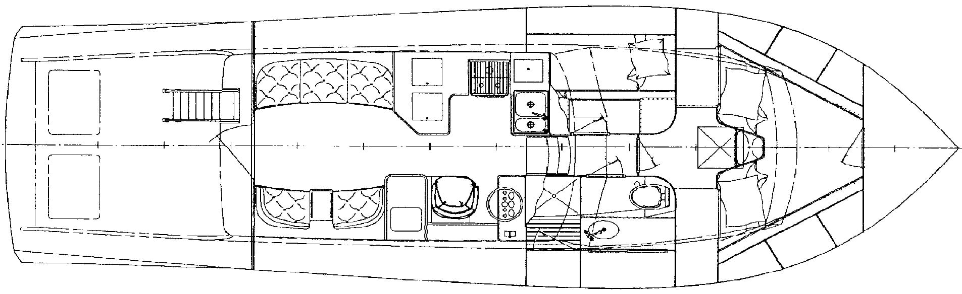 Hinckley Yachts Talaria 42 floor plan