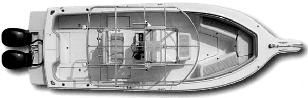 Scout 280 Sportfish floor plan