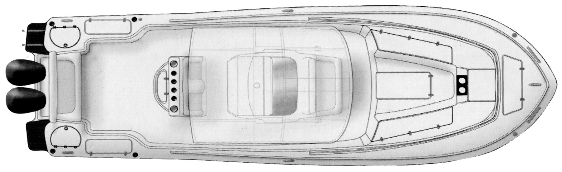 Scout 282 Sportfish XSF floor plan