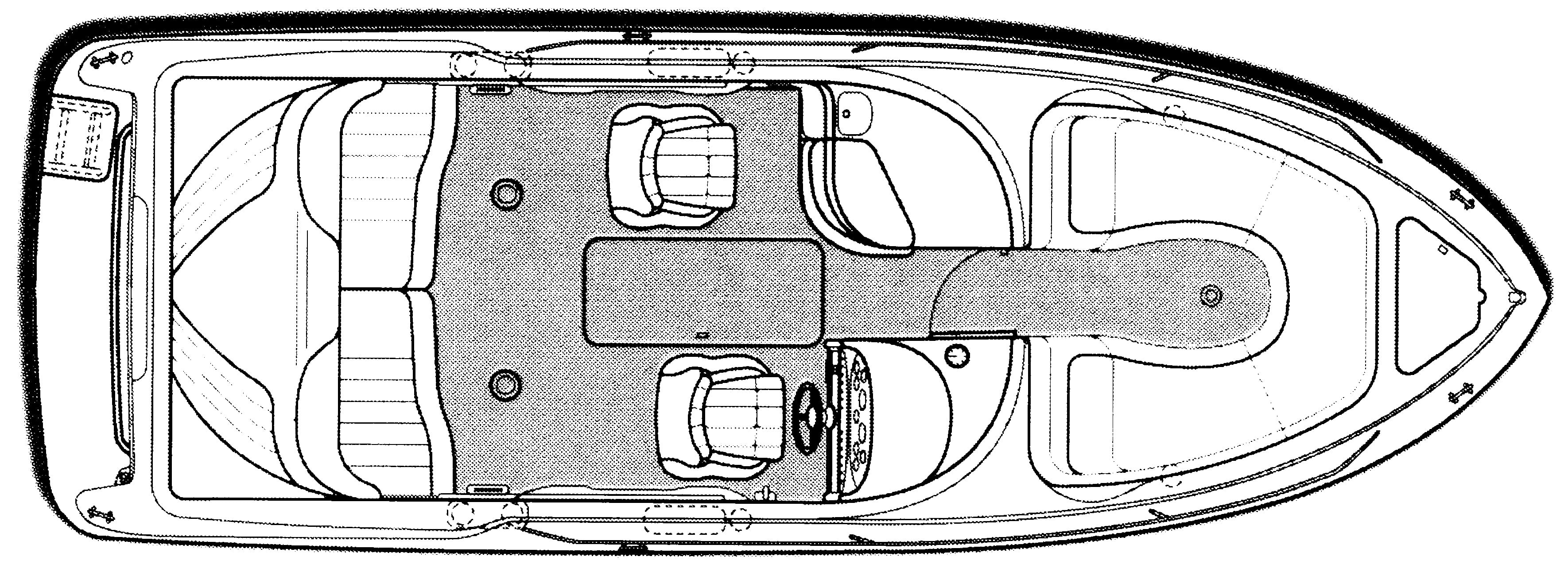 Sea Ray Yachts 260 Bowrider floor plan