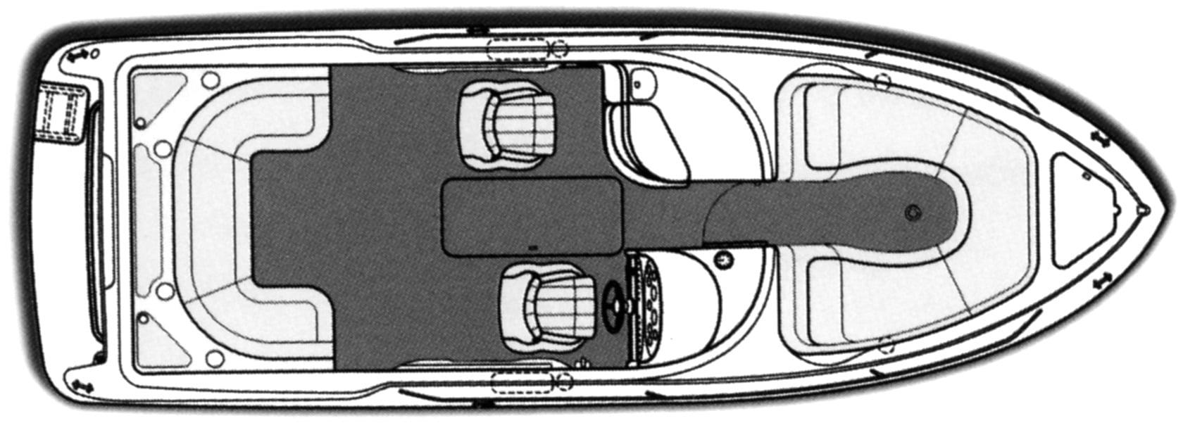 Sea Ray Yachts 260 Bowrider Select floor plan