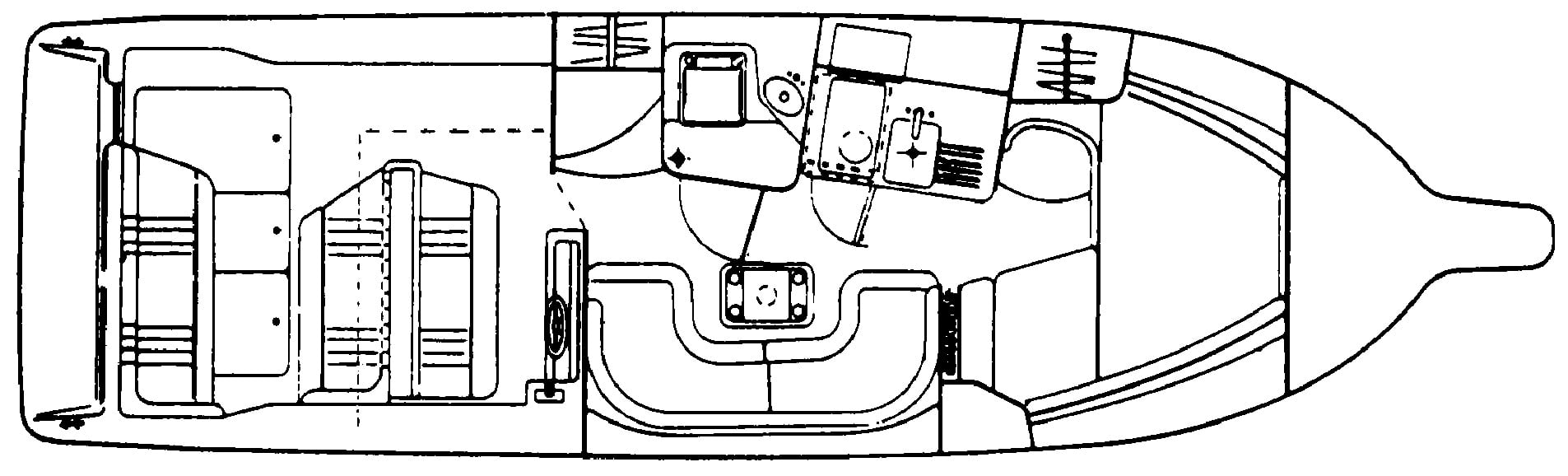 Sea Ray Yachts 270-290 Sundancer floor plan