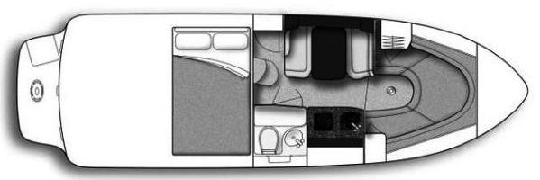 Sea Ray Yachts 280 Sundancer floor plan