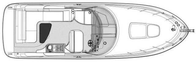 Sea Ray Yachts 280 Sundancer floor plan
