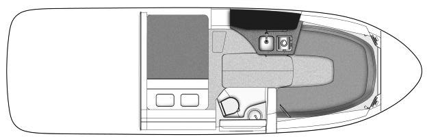 Sea Ray Yachts 280 Sundancer floor plan