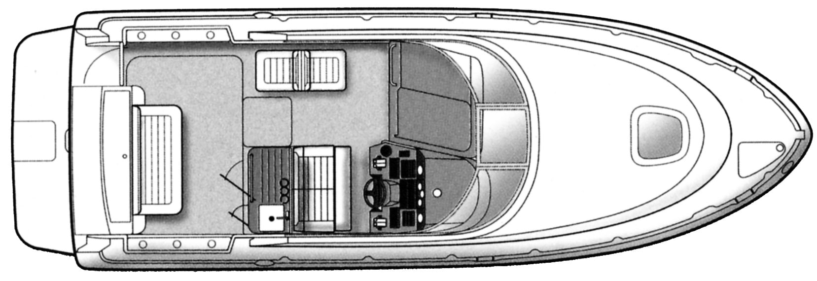 Sea Ray Yachts 290 Amberjack floor plan