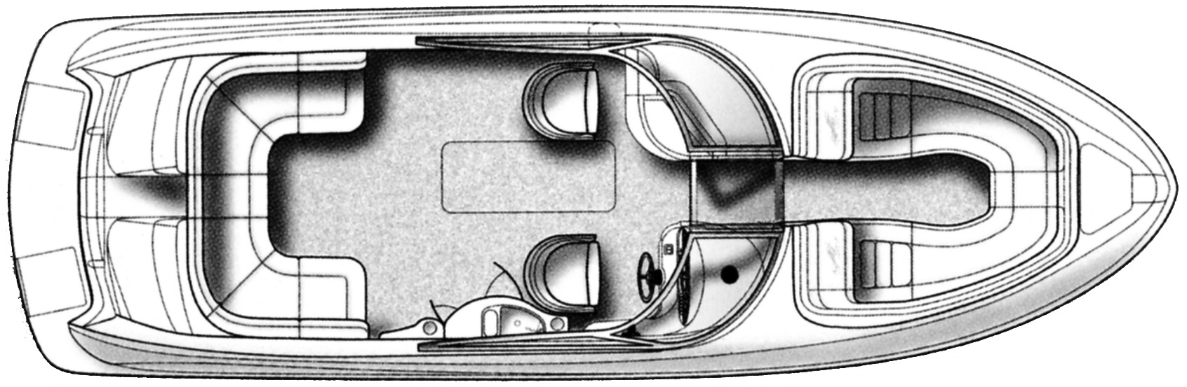 Sea Ray Yachts 290 Select EX floor plan