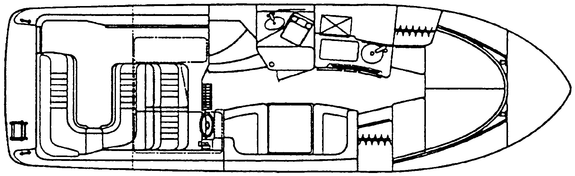 Sea Ray Yachts 290 Sundancer floor plan