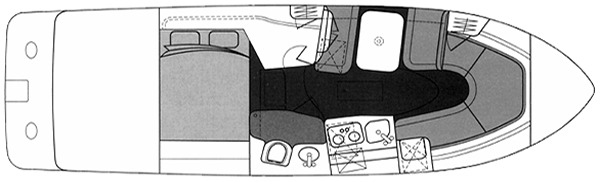 Sea Ray Yachts 290 Sundancer floor plan