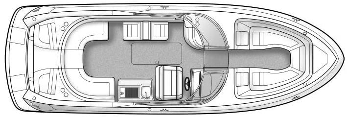 Sea Ray Yachts 300 SLX floor plan