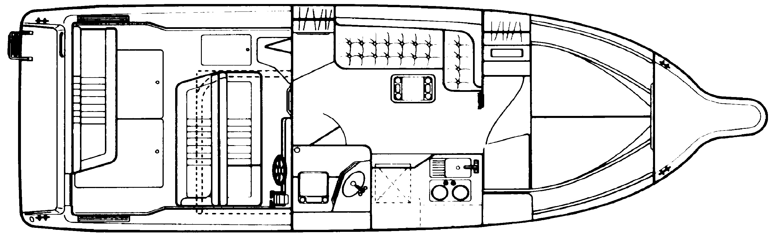 Sea Ray Yachts 300 Sundancer floor plan