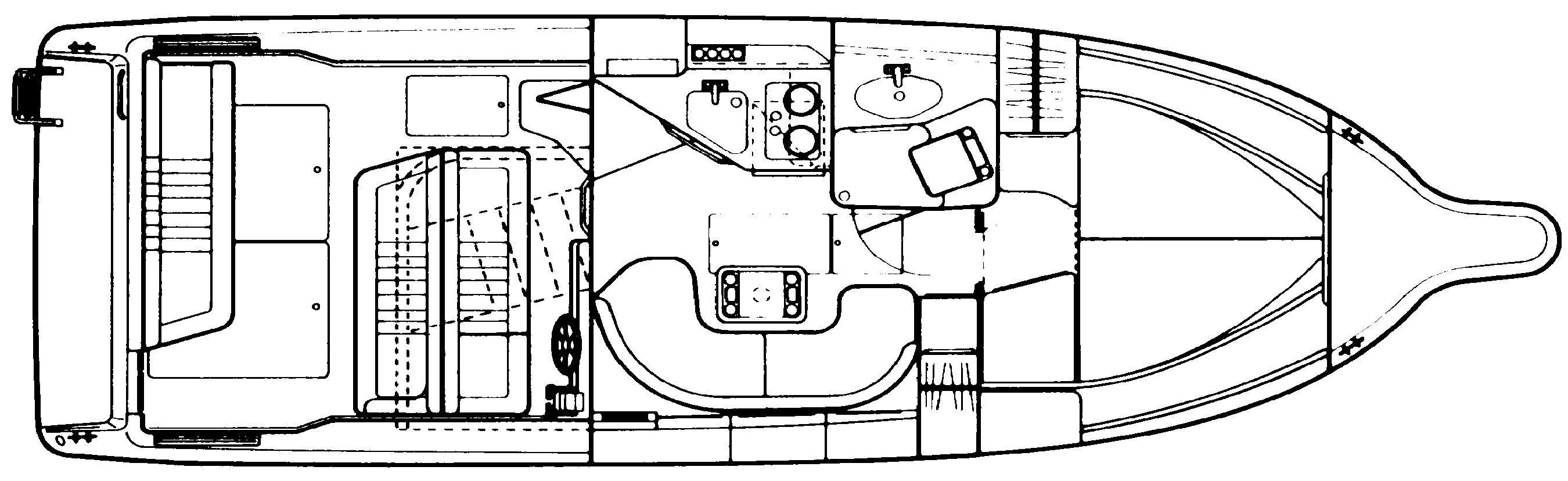 Sea Ray Yachts 300 Sundancer floor plan