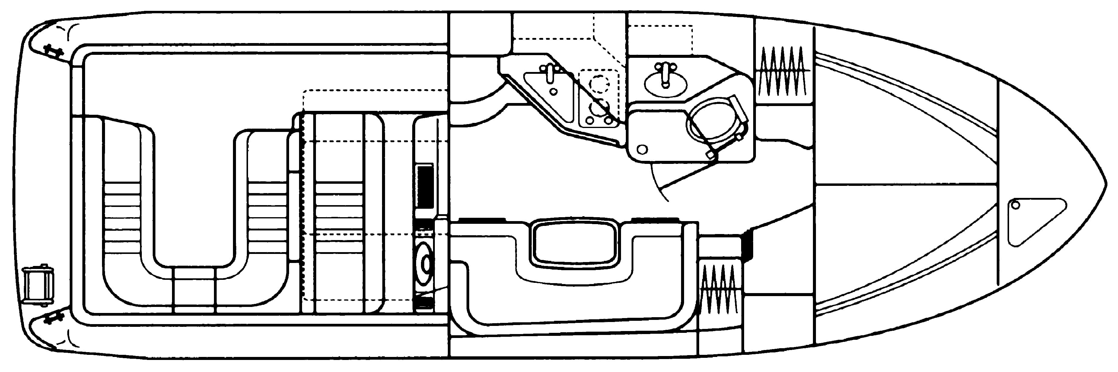 Sea Ray Yachts 300 Sundancer floor plan