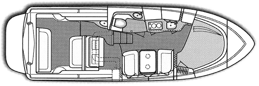 Sea Ray Yachts 300 Sundancer floor plan