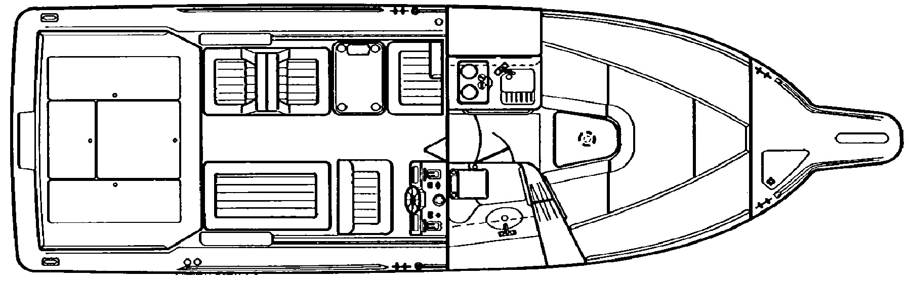 Sea Ray Yachts 310 Amberjack floor plan