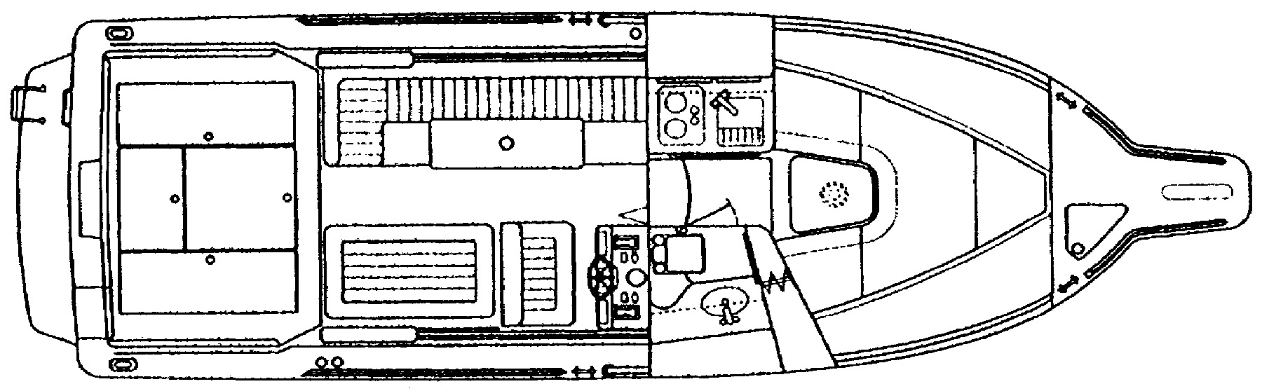 Sea Ray Yachts 310 Amberjack floor plan