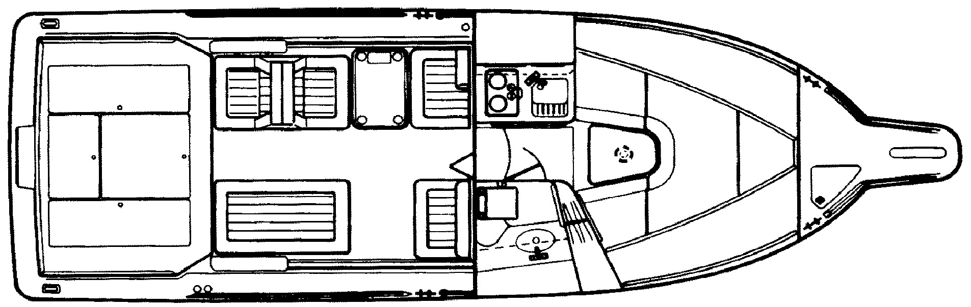 Sea Ray Yachts 310 Sport Bridge floor plan
