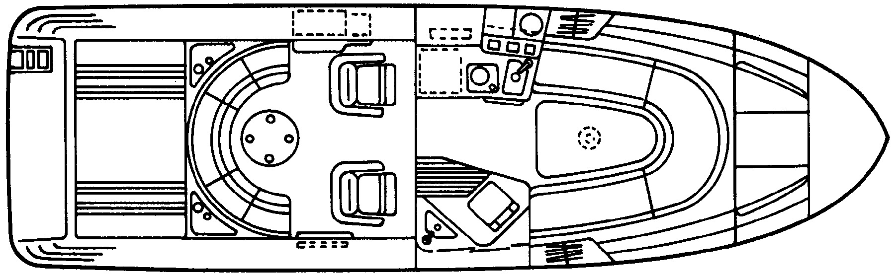 Sea Ray Yachts 310 Sun Sport floor plan