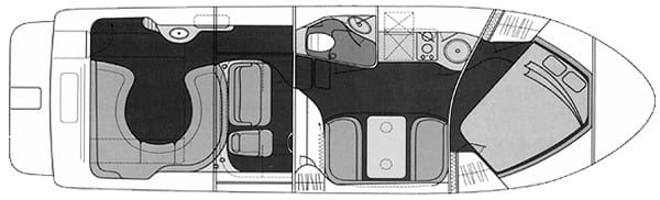 Sea Ray Yachts 310 Sundancer floor plan